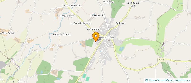 localisation de l'entreprise FLEUR à HENANBIHEN