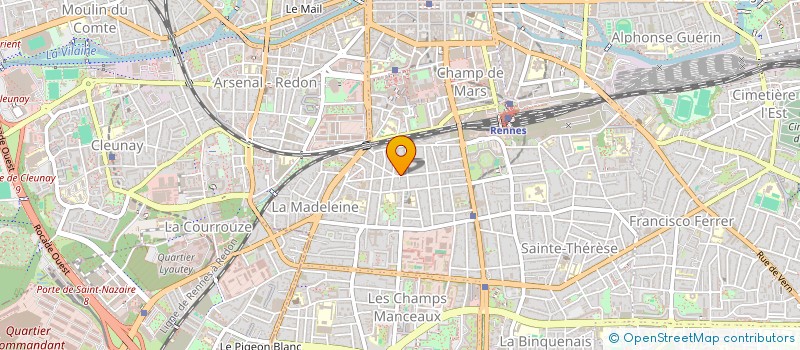 localisation de l'entreprise FLEUR à RENNES