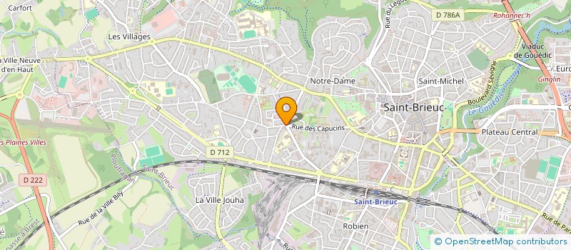 localisation de l'entreprise FLEUR à SAINT-BRIEUC