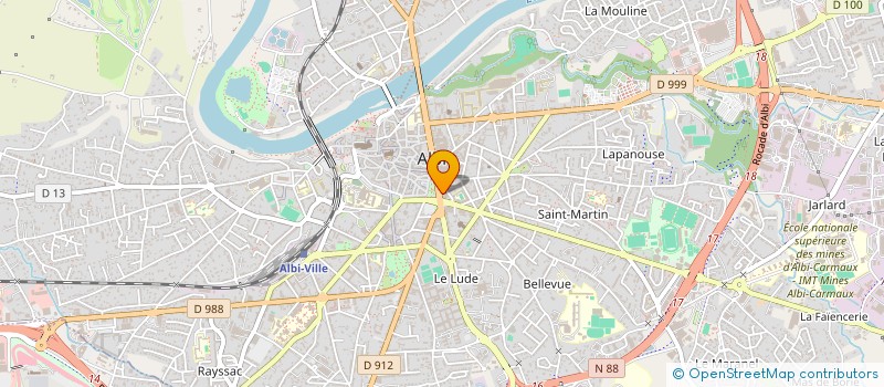 localisation de l'entreprise FLEUR à ALBI