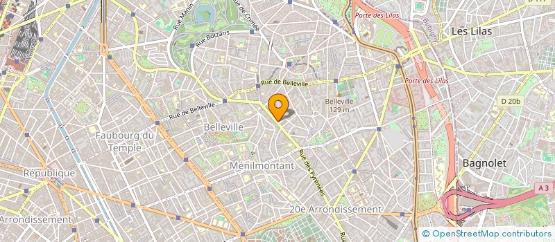 localisation de l'entreprise FLEUR BLEUE  PARIS