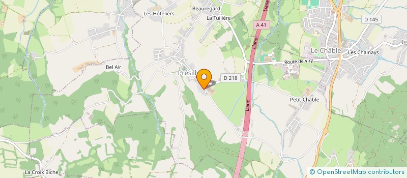 localisation de l'entreprise FLEUR D'ANTAN  PRESILLY