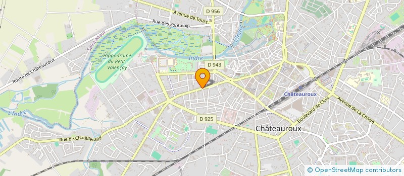 localisation de l'entreprise FLEUR D ASIE à CHATEAUROUX