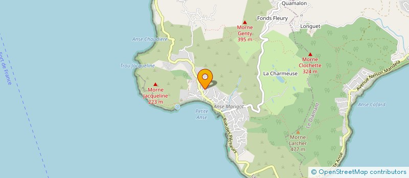 localisation de l'entreprise FLEUR D'EPINE  LES ANSES-D'ARLET