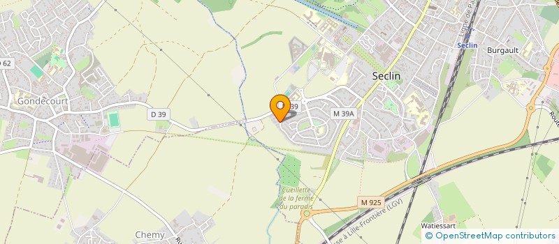 localisation de l'entreprise FLEUR D ESPOIR  SECLIN