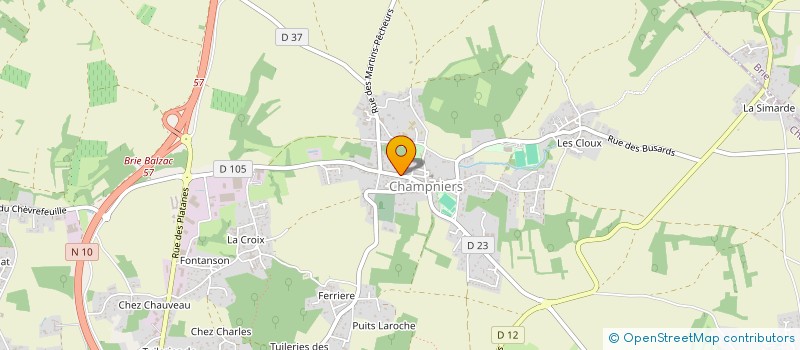 localisation de l'entreprise FLEUR D'ISA à CHAMPNIERS