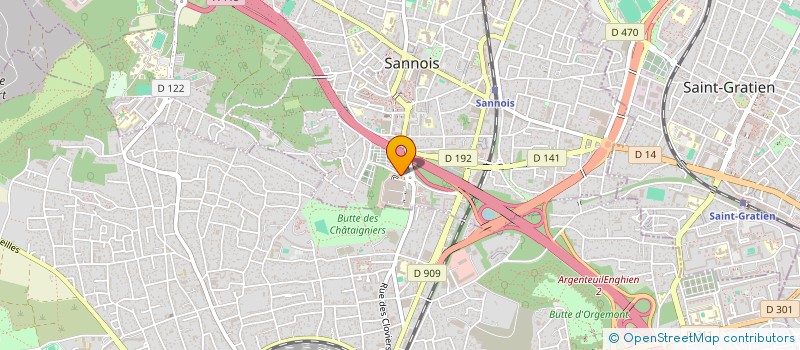 localisation de l'entreprise FLEUR D'OLIVIER à SANNOIS