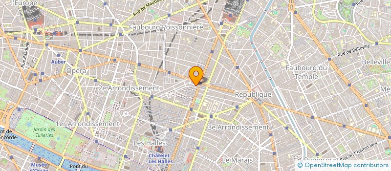 localisation de l'entreprise FLEUR D'OR  PARIS