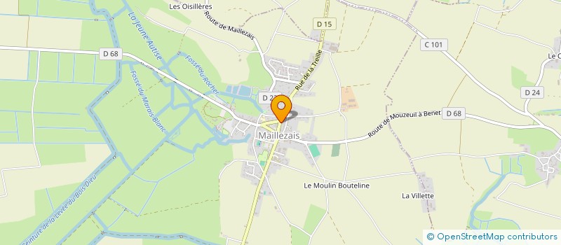 localisation de l'entreprise FLEUR D'OSMOSE à MAILLEZAIS