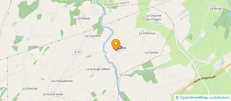 localisation de l'entreprise FLEUR DE BERRY à AIGURANDE