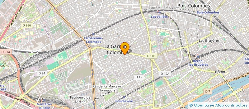 localisation de l'entreprise FLEUR DE BEYROUTH à LA GARENNE-COLOMBES
