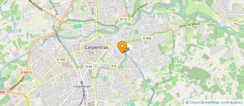 localisation de l'entreprise FLEUR DE GAIA  MAZAN