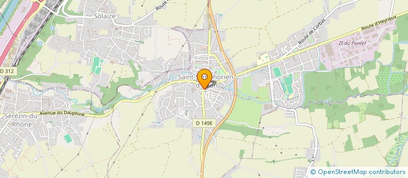 localisation de l'entreprise FLEUR DE LIS  SAINT-SYMPHORIEN-D'OZON