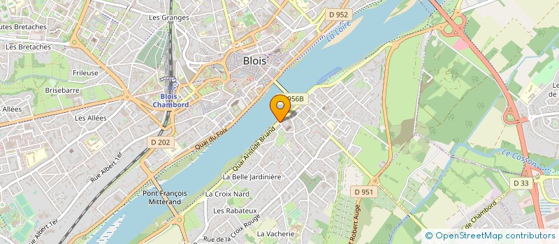 localisation de l'entreprise FLEUR DE LOIRE  BLOIS