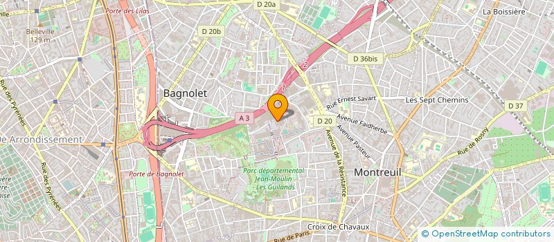 localisation de l'entreprise FLEUR DE LOTUS à MONTREUIL