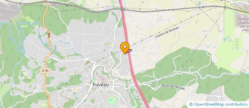 localisation de l'entreprise FLEUR DE LOTUS SACRE  FUVEAU