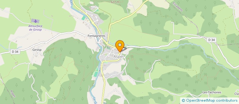 localisation de l'entreprise FLEUR DE LUNE à ASPET