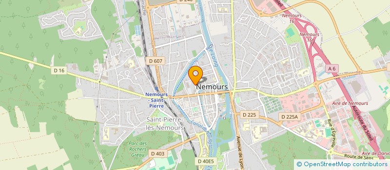 localisation de l'entreprise FLEUR DE LUNE  NEMOURS