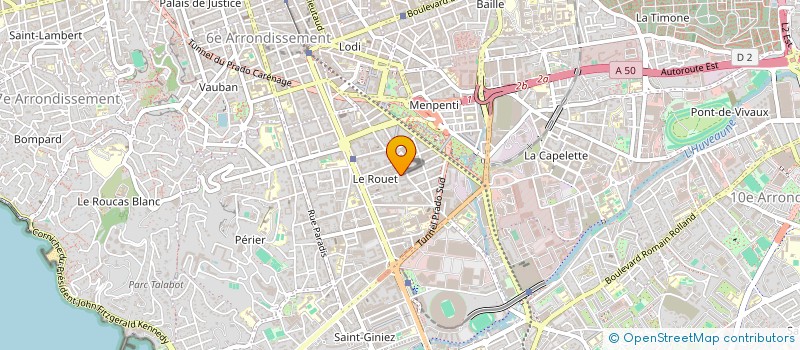 localisation de l'entreprise FLEUR DE LUNE à MARSEILLE