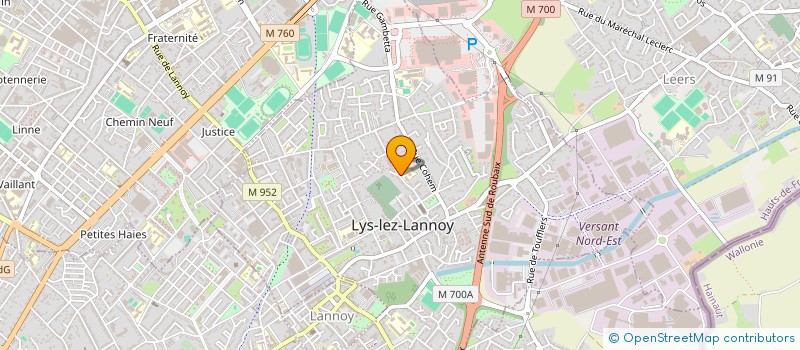 localisation de l'entreprise FLEUR DE LYS  LYS-LEZ-LANNOY