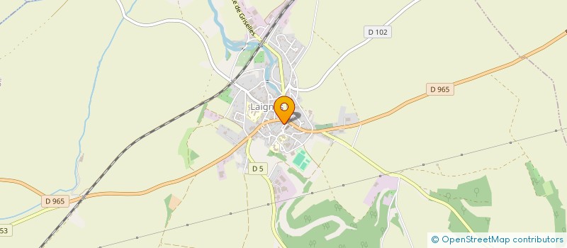 localisation de l'entreprise FLEUR DE LYS  LAIGNES