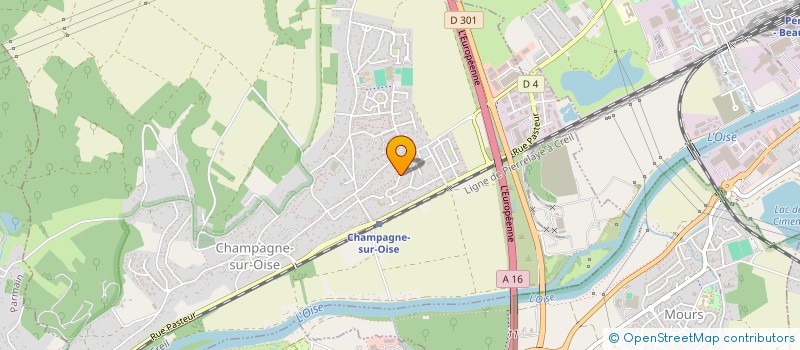 localisation de l'entreprise FLEUR DE LYS  CHAMPAGNE-SUR-OISE