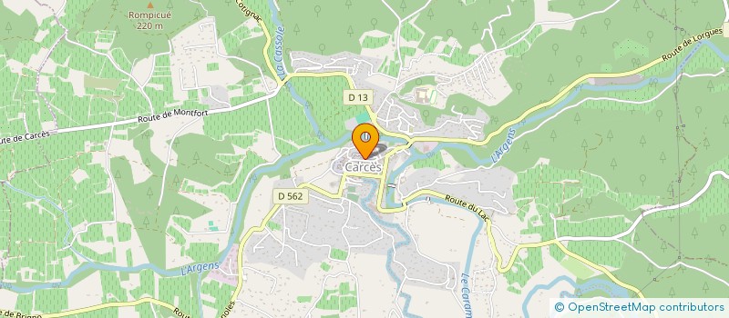 localisation de l'entreprise FLEUR DE MANOA  CARCES