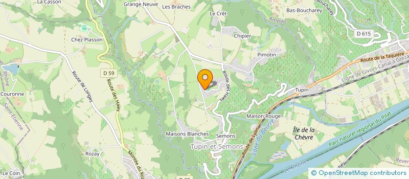 localisation de l'entreprise FLEUR DE PALME  TUPIN-ET-SEMONS