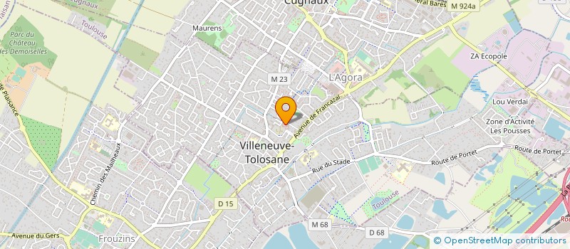 localisation de l'entreprise FLEUR DE PEAU à VILLENEUVE-TOLOSANE