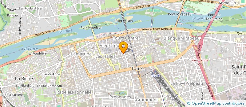 localisation de l'entreprise FLEUR DE PORCELAINE  TOURS