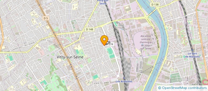 localisation de l'entreprise FLEUR DE ROSE à VITRY-SUR-SEINE