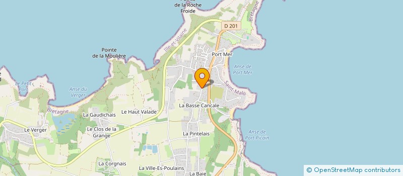 localisation de l'entreprise FLEUR DE SAIL  CANCALE