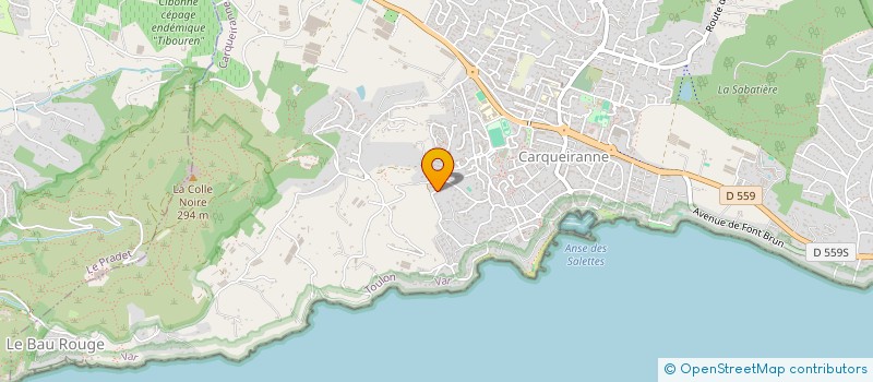 localisation de l'entreprise FLEUR DE SEGANGA  TOULON