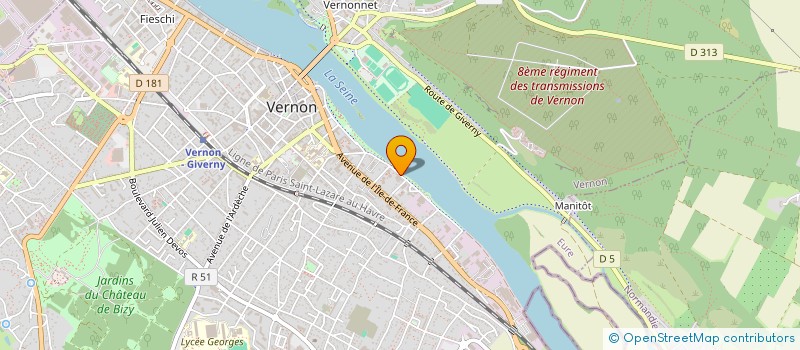 localisation de l'entreprise FLEUR DE SEINE  VERNON