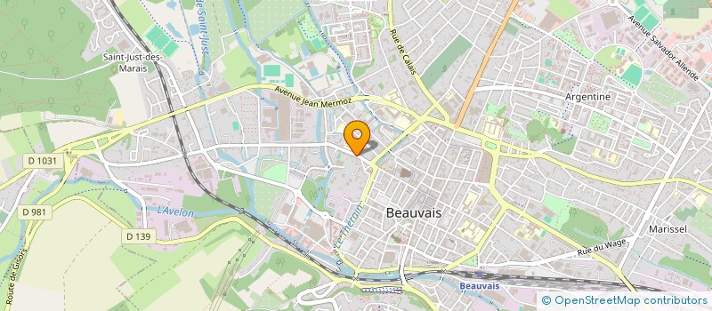 localisation de l'entreprise FLEUR DE SEL  BEAUVAIS