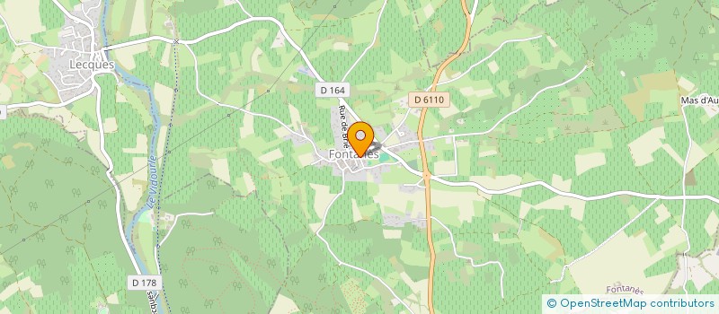 localisation de l'entreprise FLEUR DE SEL  FONTANES