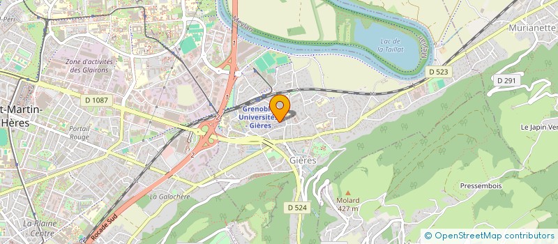 localisation de l'entreprise FLEUR DE SEPTEMBRE  GIERES