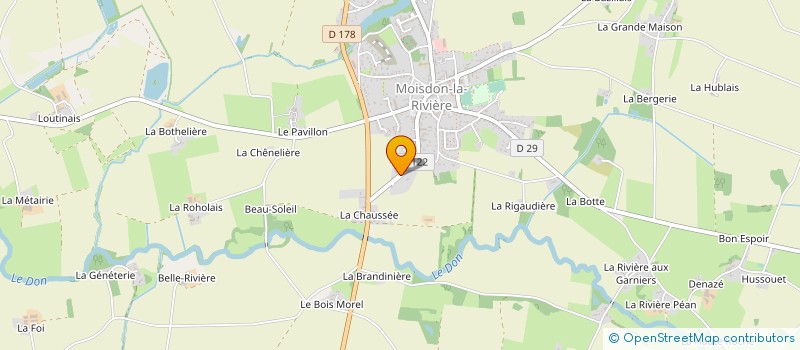 localisation de l'entreprise FLEUR DE SERVICES  MOISDON-LA-RIVIERE