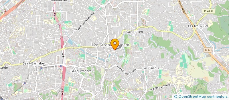 localisation de l'entreprise FLEUR DE SUCRE  MARSEILLE