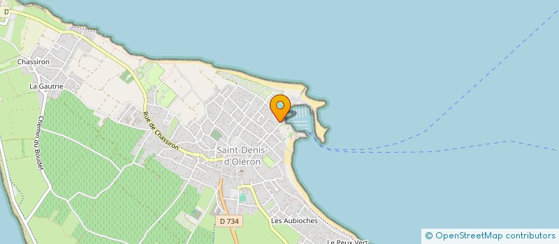 localisation de l'entreprise FLEUR DE THYM  SAINT DENIS D'OLERON