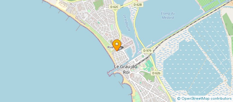 localisation de l'entreprise FLEUR DE VIE  LE GRAU-DU-ROI