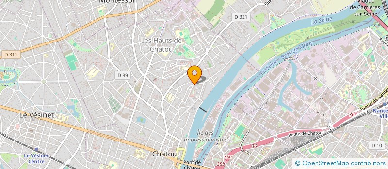 localisation de l'entreprise FLEUR DE VIE  CHATOU