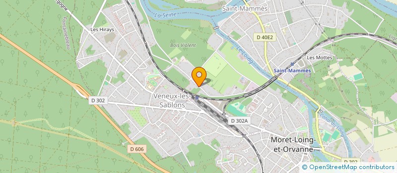 localisation de l'entreprise FLEUR DE VIE  MORET-LOING-ET-ORVANNE