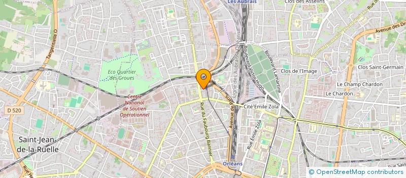 localisation de l'entreprise FLEUR DE VIE S.A.S.U à ORLEANS