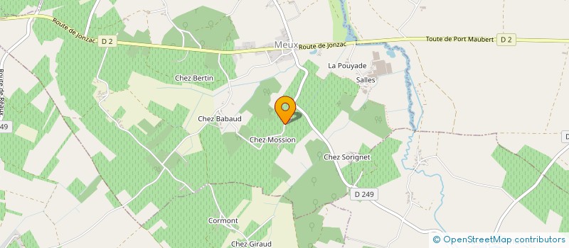 localisation de l'entreprise FLEUR DE VIGNE  MEUX