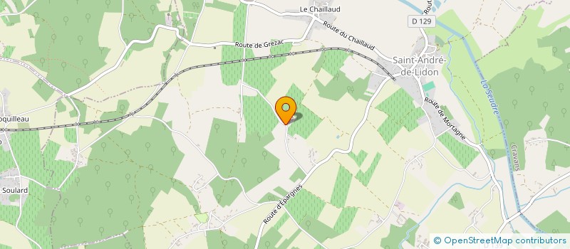 localisation de l'entreprise FLEUR DE VIGNE  SAINT-ANDRE-DE-LIDON