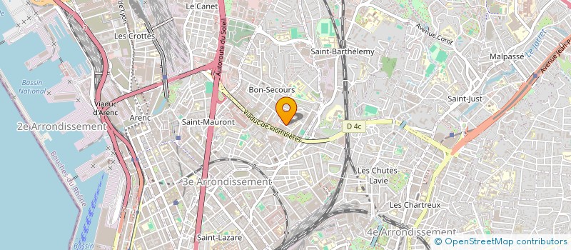 localisation de l'entreprise FLEUR DE WEB  MARSEILLE 14