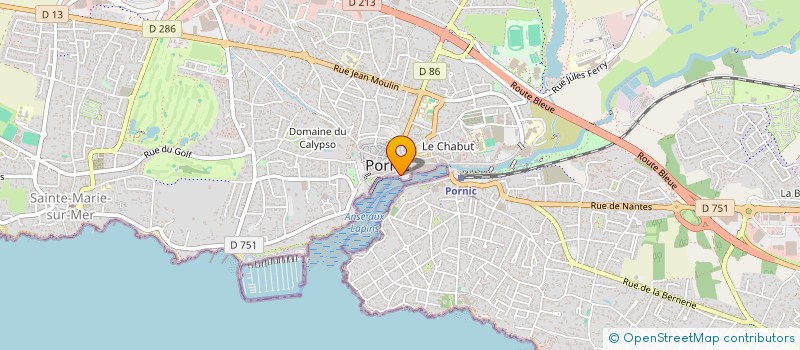 localisation de l'entreprise FLEUR DES ONDES à PORNIC