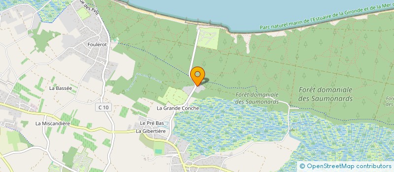 localisation de l'entreprise FLEUR DES PINS à SAINT-GEORGES-D'OLERON