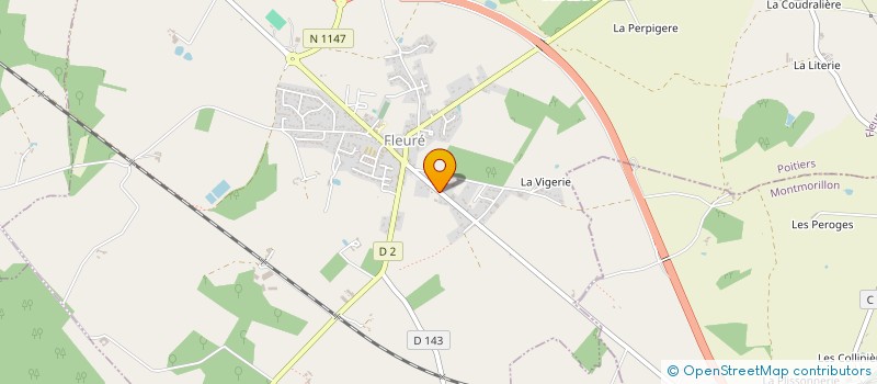 localisation de l'entreprise FLEUR ET POUCE à FLEURE